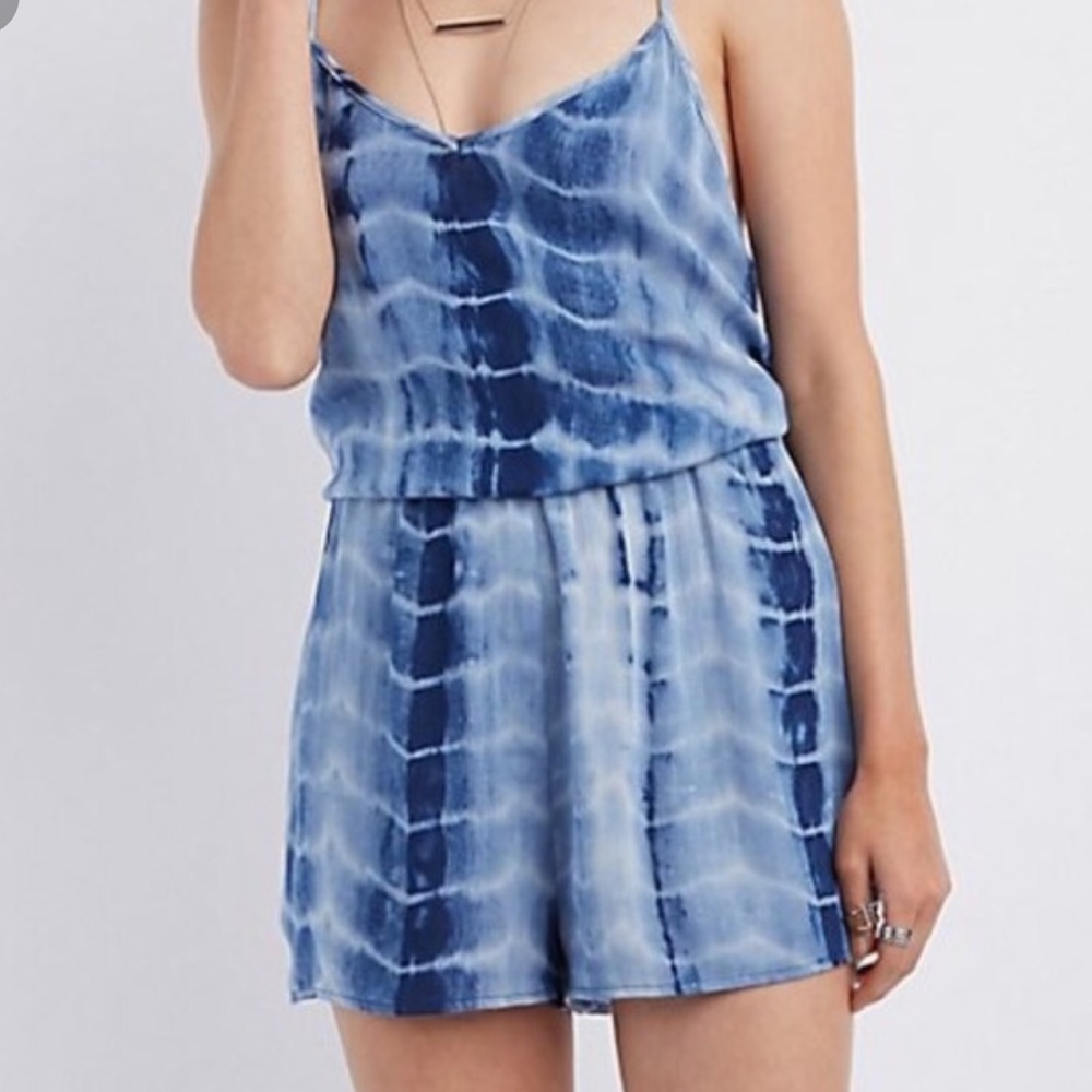 Charlotte Russe blue romper